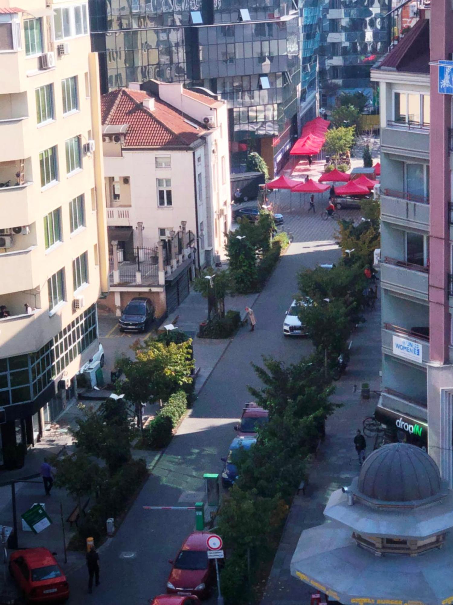 Hotel Room City Square With Great View No Parking Skopje Exterior photo